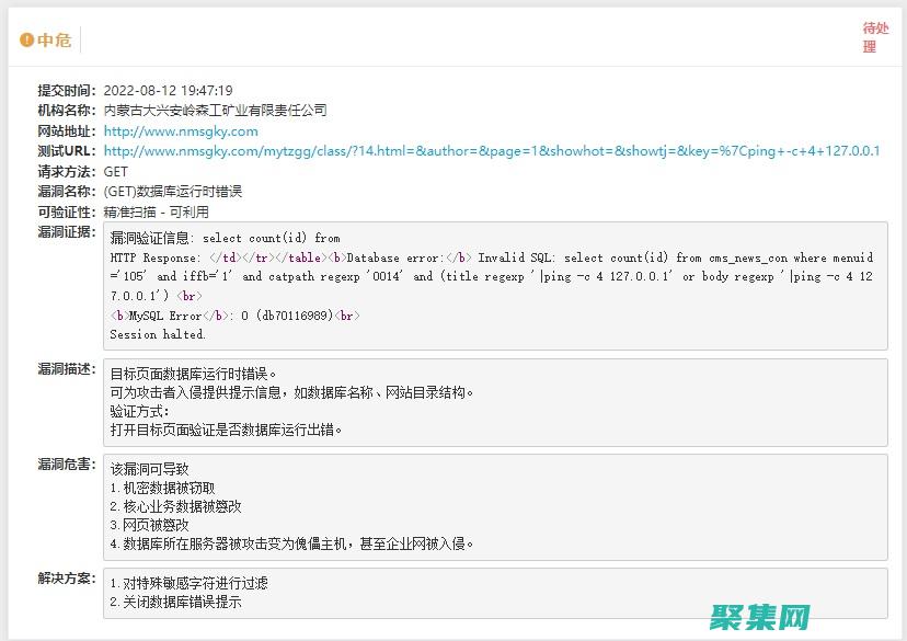 詳細的漏洞報告，提供易于理解的修復指南 (詳細的漏洞報告怎么寫)