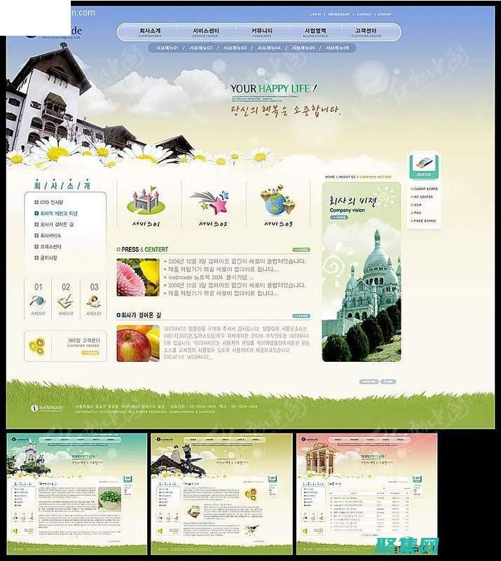 網(wǎng)頁模版的制作步驟