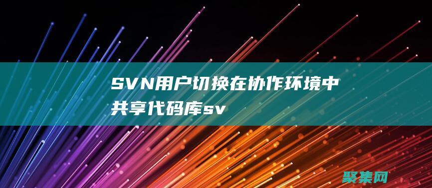 SVN用戶切換在協(xié)作環(huán)境中共享代碼庫sv