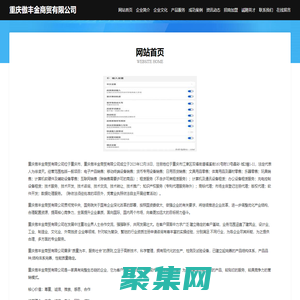 重慶傲豐金商貿(mào)有限公司